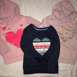 Heart sweatshirt bundle